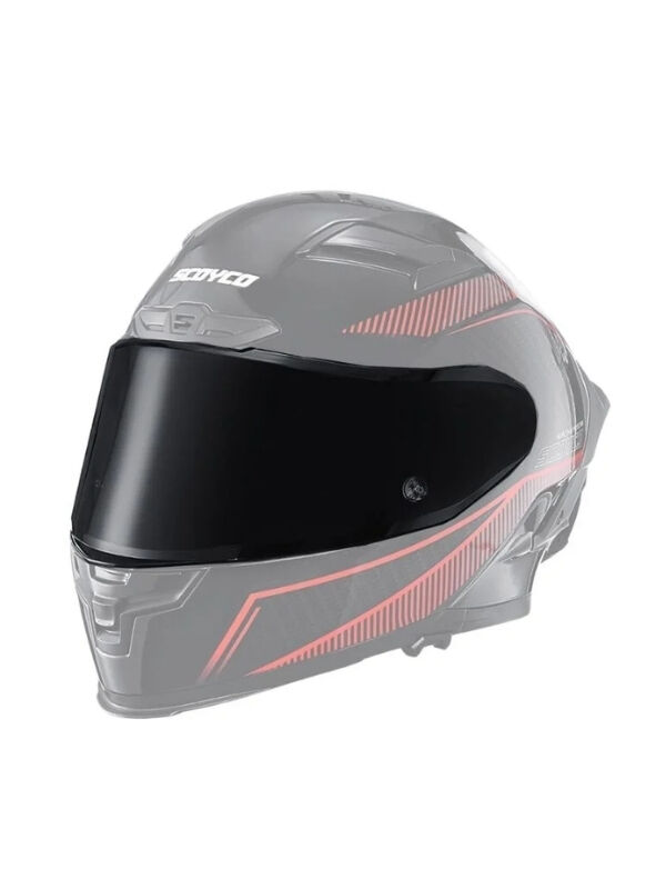 Scoyco Kask Camı Vizör  FF 871 Gold-Siyah-Şeffaf-Nikel PINLOCK ve DOT