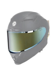 Scoyco Kask Camı Vizör  FF 871 Gold-Siyah-Şeffaf-Nikel PINLOCK ve DOT