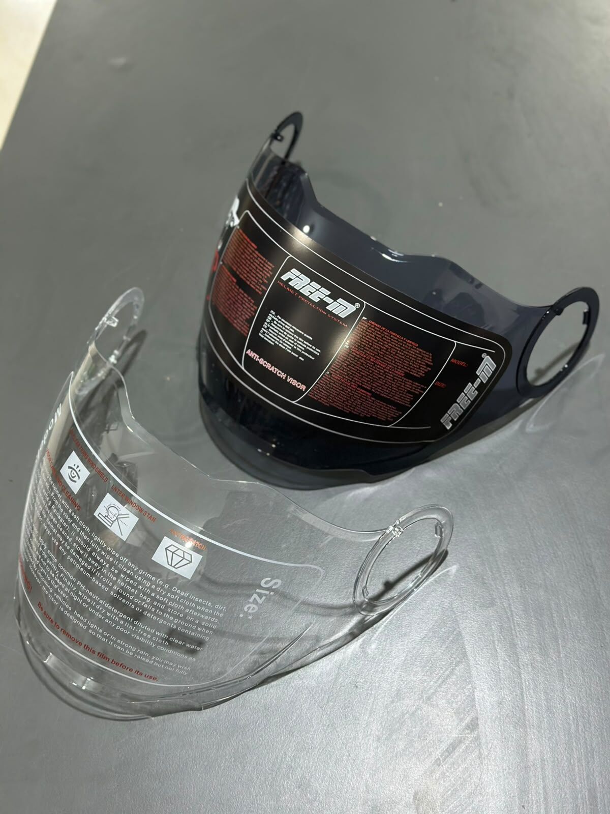 Freem Kask Camı Vizör  Yarım Kask Uyumlu TR-625 FR-665
