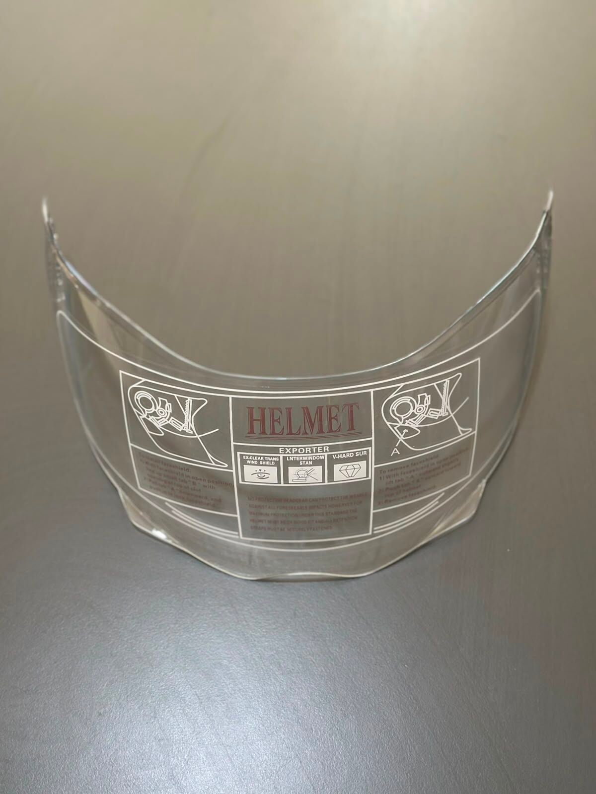 Free-M FF-961 Çene Açılır Kask Camı Şeffaf