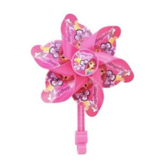 Bisiklet Rüzgar Gülü - Çocuk Bisikletleri için Çok Renkli - Kırmızı / Mavi / Pembe