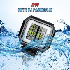 Motosiklet Atv Sis Farı Angelli 1 ADET SET ANGEL RENK SEÇENEKLİ