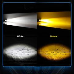 Motosiklet Sis Farı 1 ADET Metal Kasa Baykuş Model Delici Beyaz Sarı Çift Renk 12-80 Volt