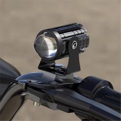 Motosiklet Sis Farı 1 ADET Delici Yüksek Parlak Beyaz Sarı Çift Renk Spot Led Far