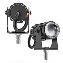 Motosiklet Sis Farı 1 ADET Delici Yüksek Parlak Beyaz Sarı Çift Renk Spot Led Far