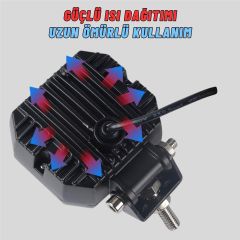 Motosiklet Atv Sis Farı Angelli 1 ADET ANGEL RENK SEÇENEKLİ
