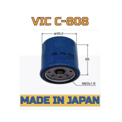 Yağ Filtresi 250cc Üstü Tüm Motosikletlere Uyumlu / Yükseklik:65mm Yarı Çap:65.2 HİFLO HF303