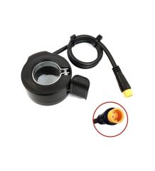 Elektrikli Bisiklet Parmak El Gaz Kolu Hızlandırıcı Su Geçirmez Siyah Rks Kuba Skyjet