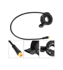 Elektrikli Bisiklet Parmak El Gaz Kolu Hızlandırıcı Su Geçirmez Siyah Rks Kuba Skyjet