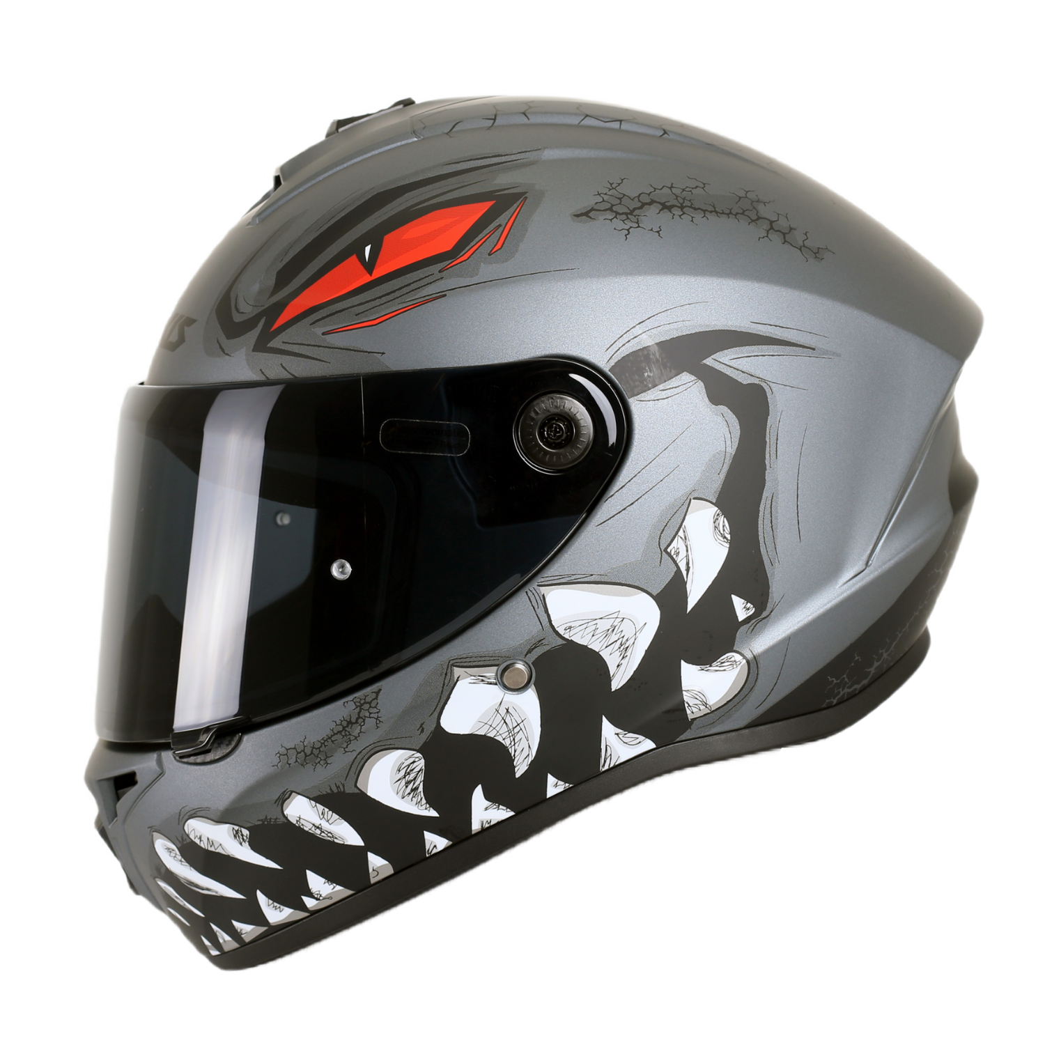 Axxis Draken Forza B5 Mat Red + 1  Siyah Vizör Hediye