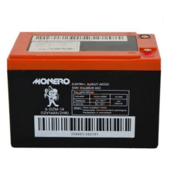 Motosiklet Aküsü 12V-14 Amper [Yatık] [150*101*99 mm] E-BIKE Akü- MONERO