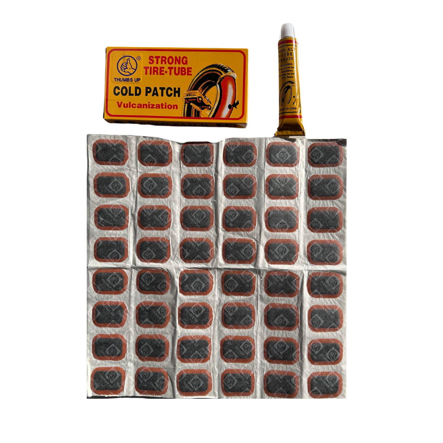 Bisiklet Lastik Yaması 48li Set - Solisyonlu