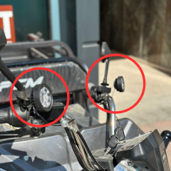 Ayna Bağlantılı Motosiklet Sis Farı Takımı