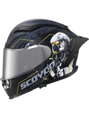 Scoyco Full Face Kask - Güneş Vizörlü