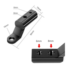 Ayna Bağlantılı Fonksiyonel Telefon Tutucu Takma Aparatı
