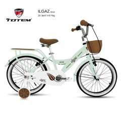 Totem Bisiklet 16 Jant  Ilgaz - BMX Çocuk Bisikleti  -V Fren - Çelik Kadro Yeşil