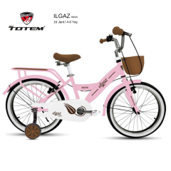 Totem Bisiklet 16 Jant  Ilgaz - BMX Çocuk Bisikleti  -V Fren - Çelik Kadro Pembe
