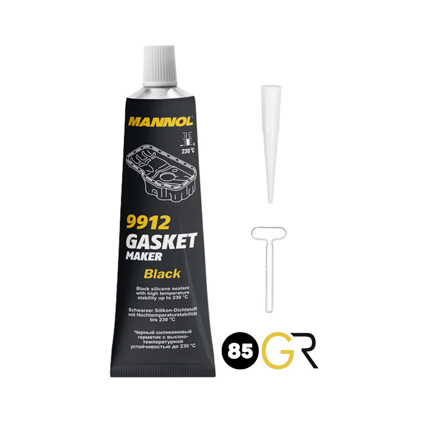 Sıvı Conta Siyah - Mannol - 80gr