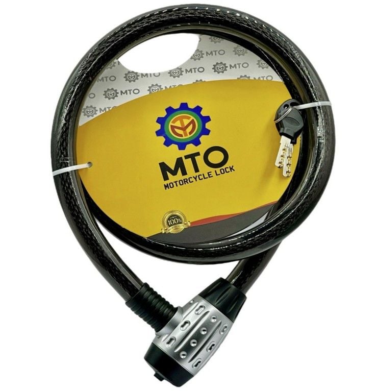 Motosiklet Halat Kilidi 1,5m Uzunluk x 24mm Kalınlık -MTO