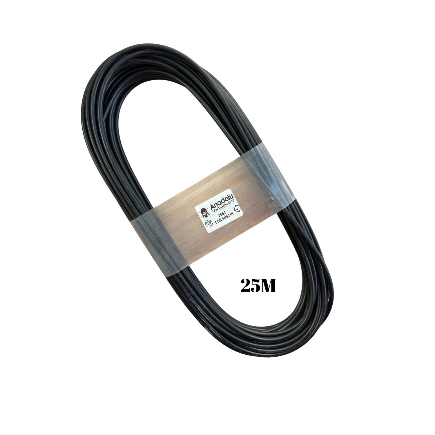 Bisiklet Dış Halat 25 Metre Siyah