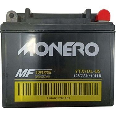 Motosiklet Aküsü  YTX7DL - BS - [KT125] [148*60*128] MONERO Akü