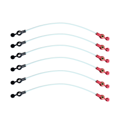 Akü Bağlantı Kablosu Kapaklı ve Teflonlu 6 Adet - 20 CM