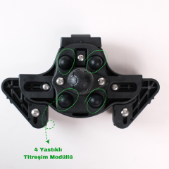 KNMASTER TT-840 Titreşim Engelleyicili Tüm Motosikletlere Uyumlu Telefon Tutucu