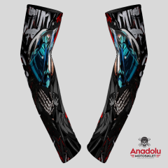 Desenli Geçirilebilir Sağ ve Sol Kol Çorabı