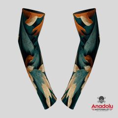 Desenli Geçirilebilir Sağ ve Sol Kol Çorabı