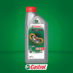 Castrol Actevo 4T 20W-40 Motosiklet Yağı 1 Lt