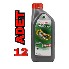 Castrol Actevo 4T 20W-40 Motosiklet Yağı 1 Lt(Kopya)