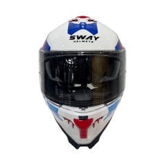 SWAY SW 865 SOLID Matt Blue Kask