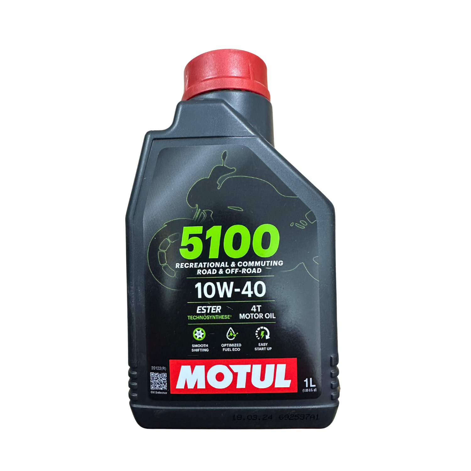 Motul 5100 10w-40 4t 1 L Motosiklet Motor Yağı (YENİ NESİL 2024)