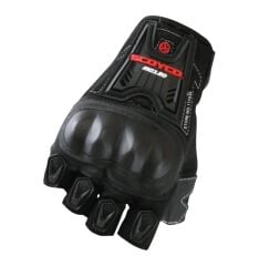 SCOYCO MC12D Yarım Eldiven Black