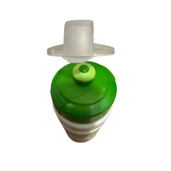 Bisiklet Suluk Matara 600ML -Beyaz - Yeşil