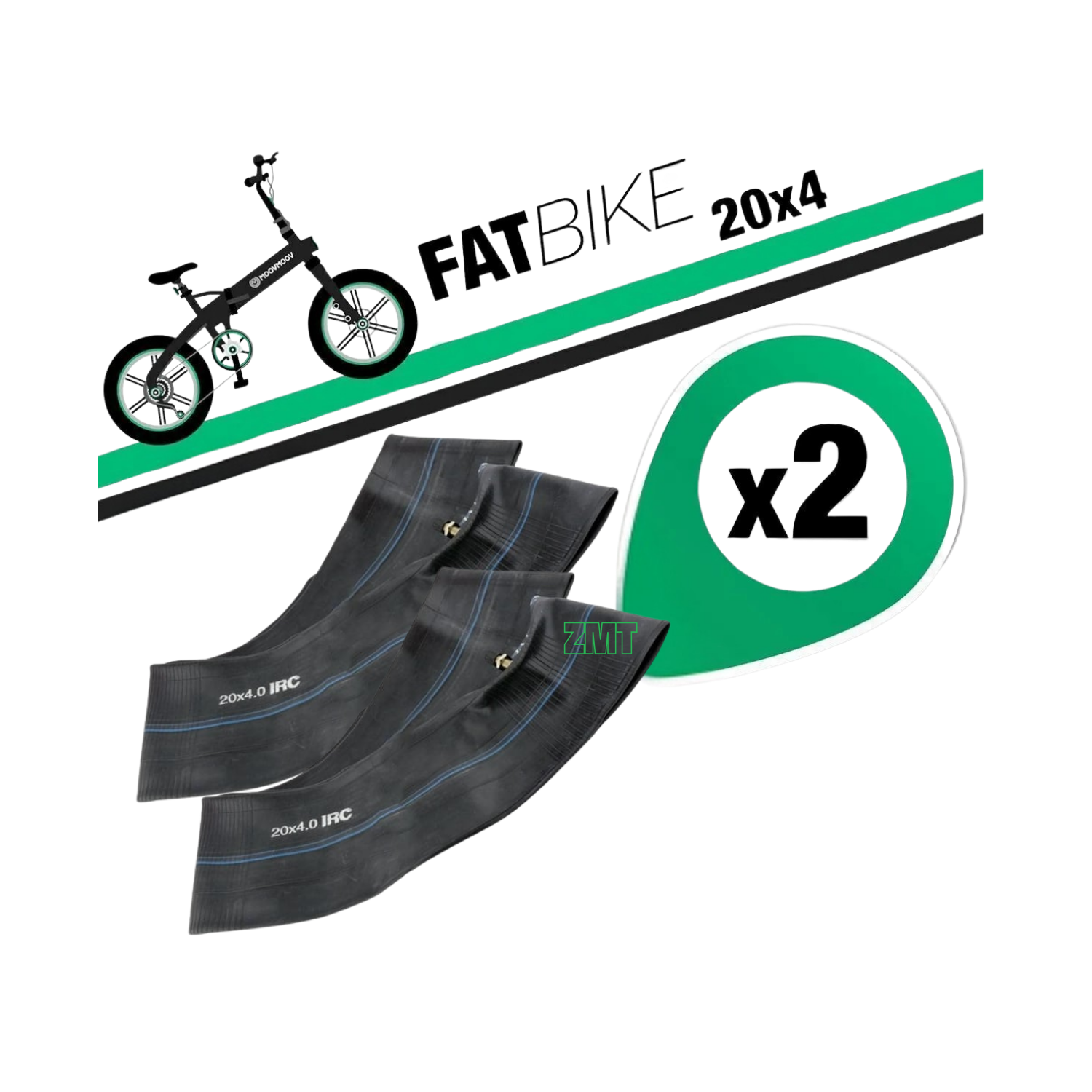 Fat Bike 20 X 4.00 İç Lastik 2 li Set  İRC - A Kalite