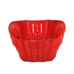 Bisiklet Sepeti 16-20 Jant Renkli Sepet - Kırmızı