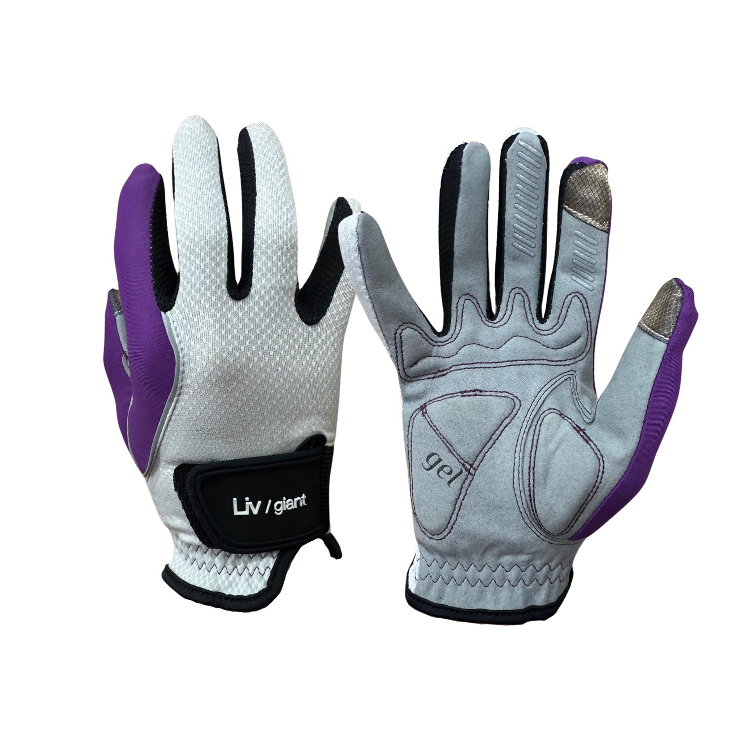 XBYC HJ 1505 Kros Eldiven - Mor/Gri Renk - Medium