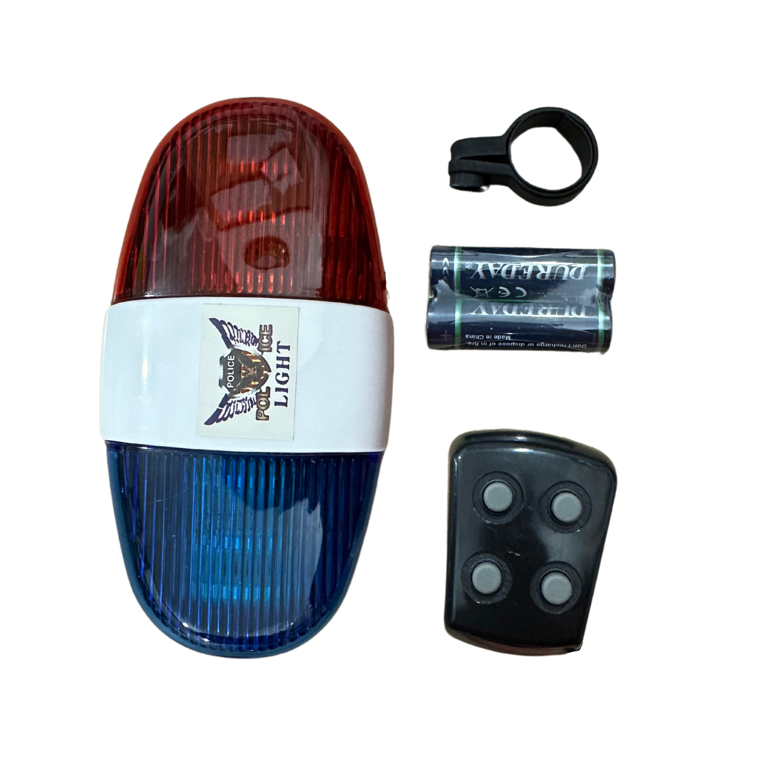 Bisiklet Korna 4 Sesli - 6 Işıklı Polis Sirenli