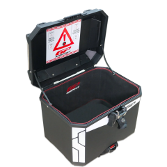 GP Kompozit Universal 33 lt Plastik Motosiklet Çantası Siyah