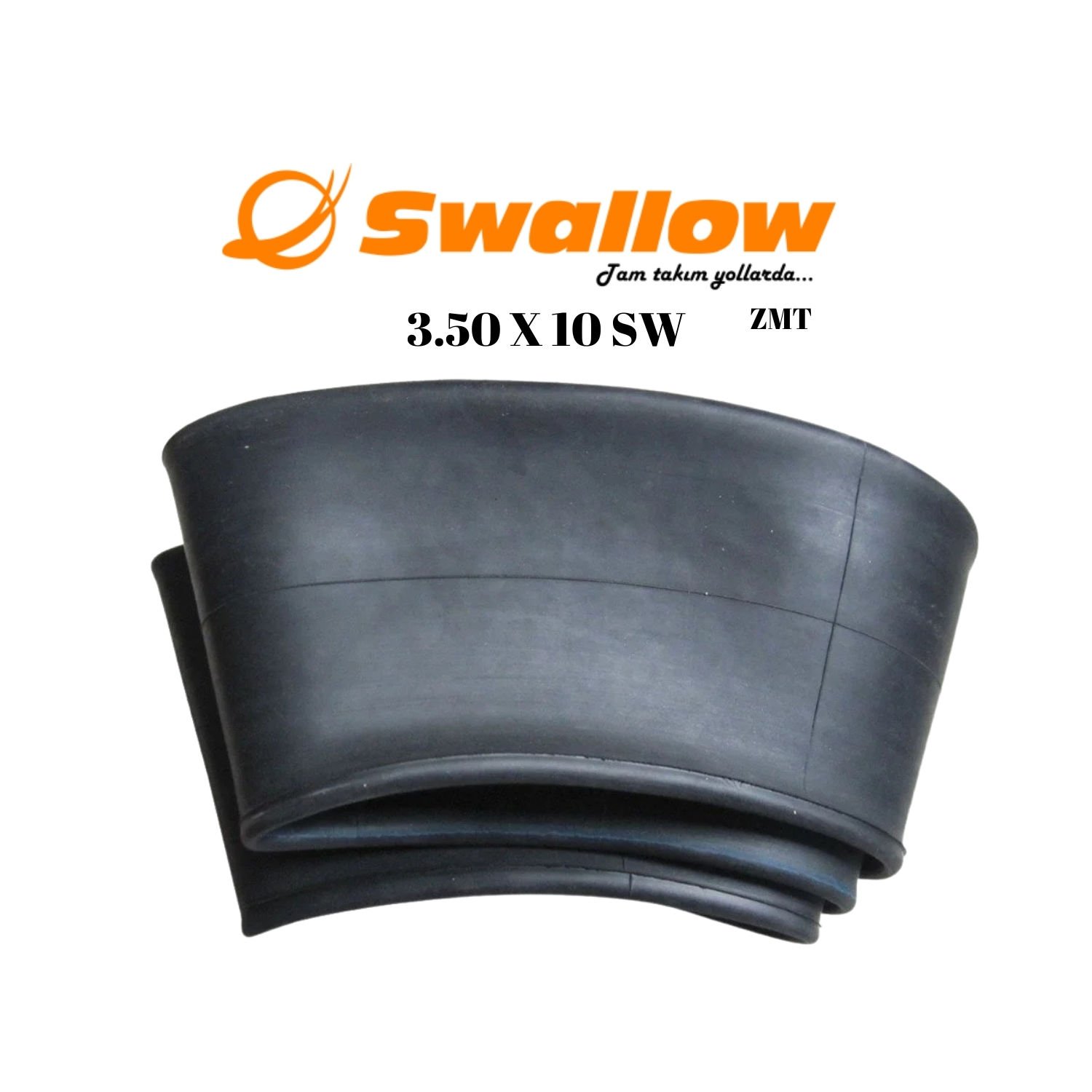 3.50 x 10  Swallow İç Lastik Eğri Sibop