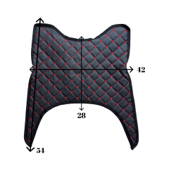 Scooter Paspas Kırmızı Çizgili 42x28