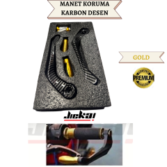 Manet Koruma Karbon Desen Gold