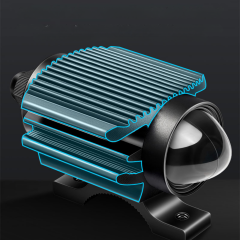 2 li Sis Farı Sarı + Beyaz Sabit - Çakarlı Mod + Düğme Videolu