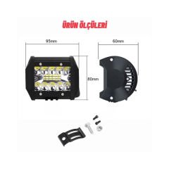 Atv Motosiklet Sis Lambası 20 Ledli 1 Adet