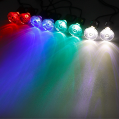 Motosiklet Çakarlı Kartal Gözü Led - METALİK PEMBE