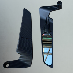 Üniversal H2 Gidon Bağlantılı Katlanır Ayna 8 / 10 mm Aynası Beyaz