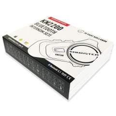 Knmaster KN2200 Motosiklet Kask İnterkom Bluetooth Intercom Kulaklık Seti