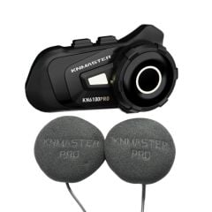 Knmaster KN6100 PRO Motosiklet Kask İnterkom Bluetooth Intercom Kulaklık Seti