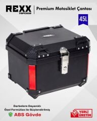 Rexx Topcase Premium Motosiklet Çantası 45Litre